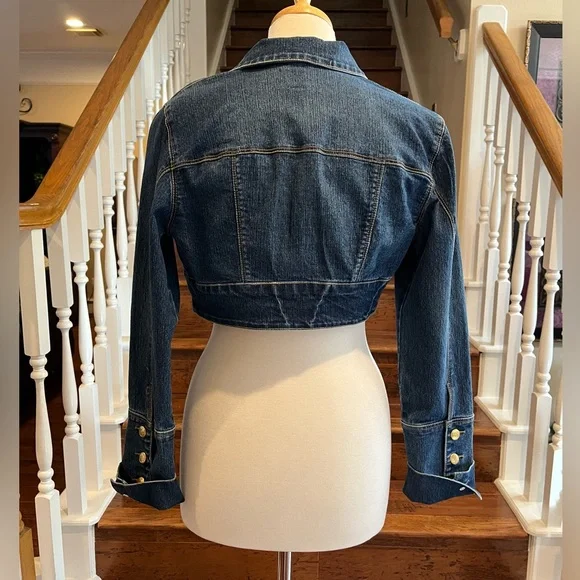 Candie’s denim cropped jacket - Picture 2 of 2